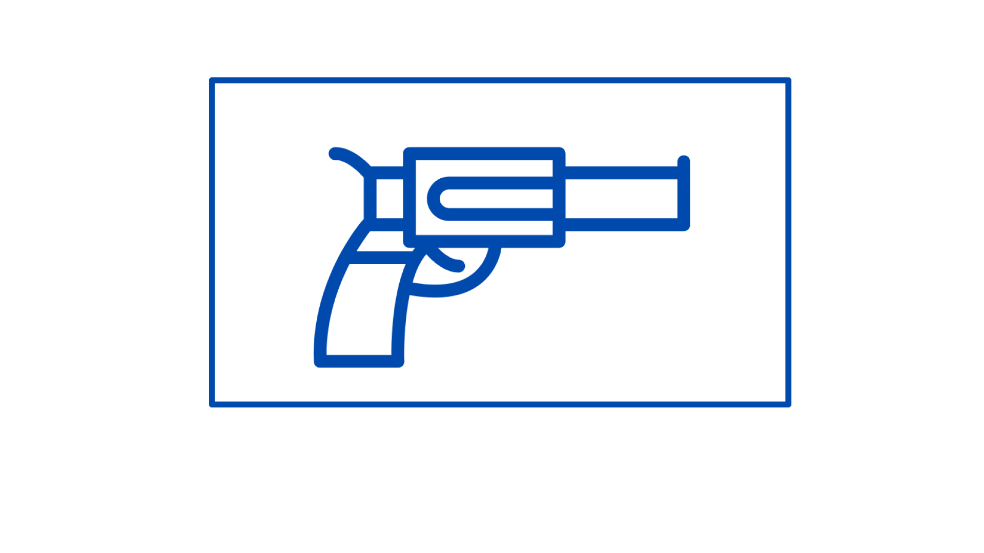 Outline of gun